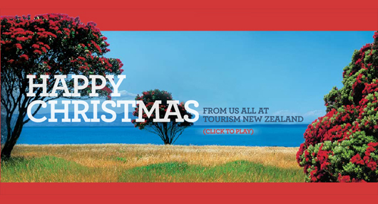 Happy Christmas Greetings from Tourism New Zealand.